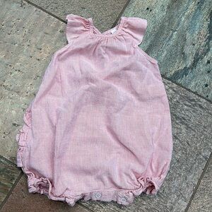 Petit Bateau ruffle romper size 6 months